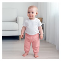 Baba pamut szett póló és nadrág New Baby Kindergarten rózsaszín