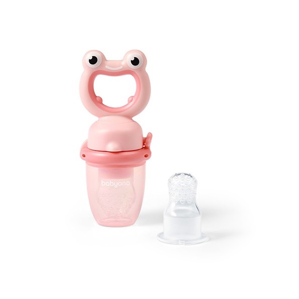 Etető rágóka Baby Ono FROG rózsaszín