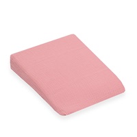 Muszelin Baba párna huzat- ék alakú New Baby STANDARD 30x37 cm pink
