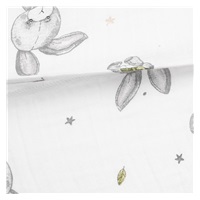 Muszelin Baba párna huzat- ék alakú New Baby STANDARD 30x37 cm bunny