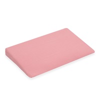 Muszelin Baba párna huzat- ék alakú New Baby STANDARD 59x37cm pink