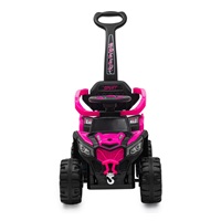 Baby Mix Ruggy elektromos futóbicikli vezetőrúddal rózsaszín