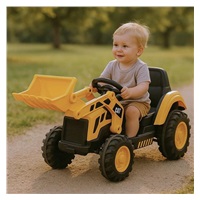 Gyermek elektromos traktor Baby Mix CAT sárga
