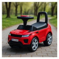 Baby Mix Prime SUV bébitaxi piros bőrből