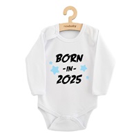 Gyermekek body nyomtatással New Baby BORN IN 2025 blue