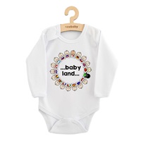 Gyermekek body nyomtatással New Baby ...baby land...