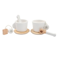 Gyerekeknek szánt Montessori Baby Mix fa teáskészlet