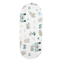 Pamut babakocsihoz való lepedő pamut New Baby Safari II 35x75 cm