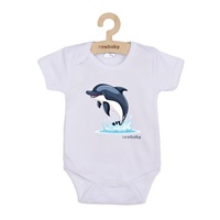 Baba body nyomtatással New Baby Dolphin- rövid ujjú