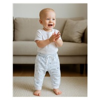 Pamut gyermek Jogger nadrág a New Baby For Babies ocean