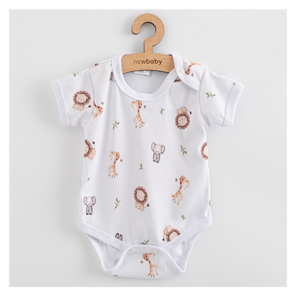 Baba rövid ujjú body New Baby For Babies safari