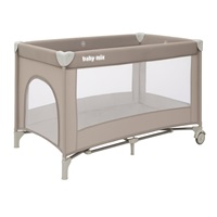 Gyermek utazóágy Baby Mix Simple bézs