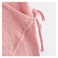 Baba nyári muszlin kezeslábas New Baby pink