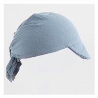 Nyári muszlin baba fejkendő napellenzővel New Baby blue