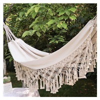 Nagy függő hintaágy két személyre Hamaka XXL BOHO Baby Mix ecru