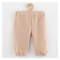 Baba muszlin szett póló és nadrág New Baby beige