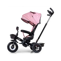 Gyerek háromkerekű bicikli Milly Mally Movi black-pink