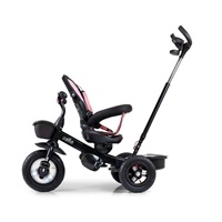 Gyerek háromkerekű bicikli Milly Mally Movi black-pink
