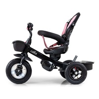Gyerek háromkerekű bicikli Milly Mally Movi black-pink