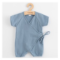 Baba nyári muszlin kezeslábas New Baby blue