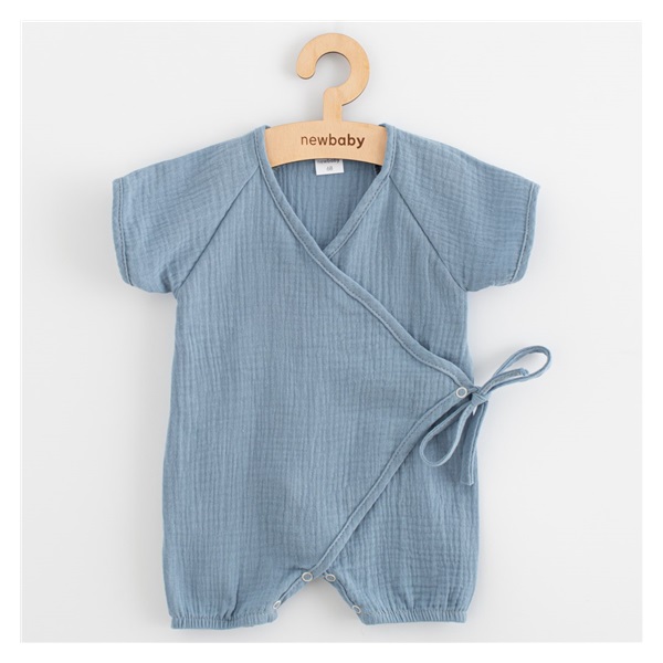 Baba nyári muszlin kezeslábas New Baby blue