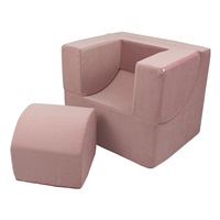 Gyermek összecsukható fotel-nyugágy pink