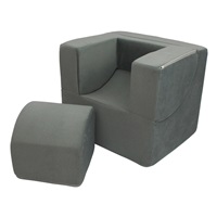 Gyermek összecsukható fotel-nyugágy grey