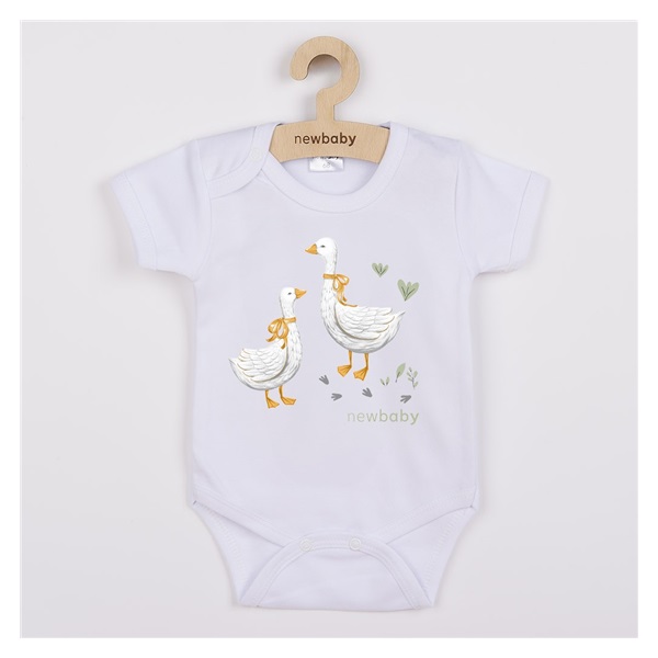 Baba body nyomtatással New Baby Libák - rövid ujjú