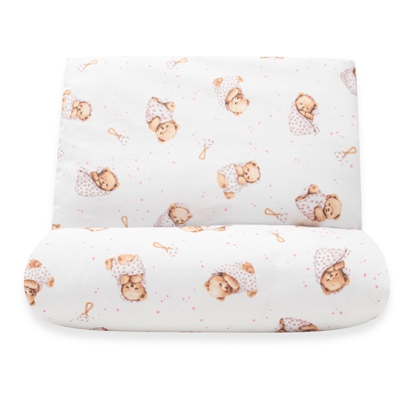 2-részes ágyneműhuzat New Baby Sweet teddy bear 90/120 cm pink