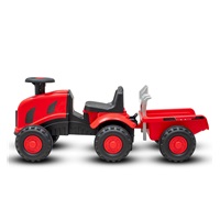 Gyermek lábbal hajtós traktor Baby Mix Benny piros
