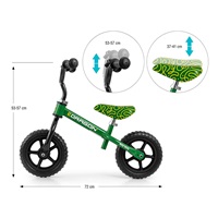 Gyerek futóbicikli Milly Mally Dragon green