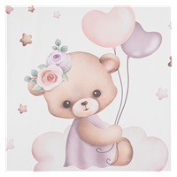 Pelenkázó lap Baby Mix Maci 47x70cm rózsaszín