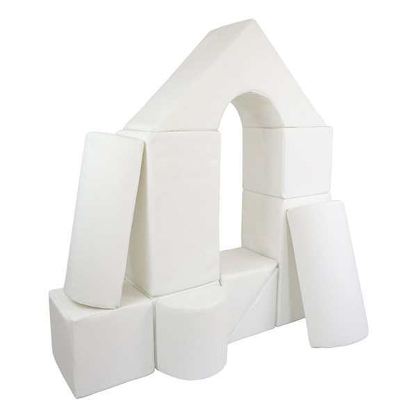 Habkockák – óriási építőkészlet 11 db white
