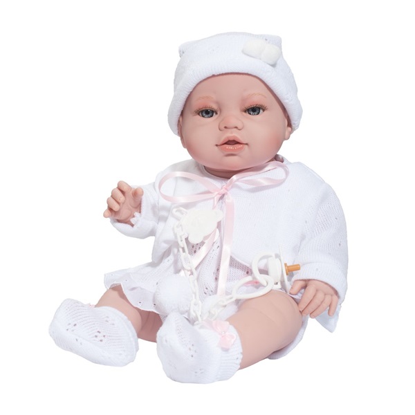 Luxus spanyol baba-kisbaba Berbesa Terezka 43cm (a csomagolás sérült)