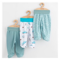 Baba lábfejes nadrág New Baby Classic II 3ks boy
