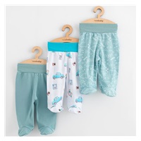 Baba lábfejes nadrág New Baby Classic II 3ks boy