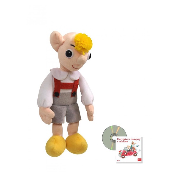 Plüss játék Hurvínek, 25 cm + CD