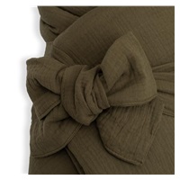 Muszlin megkötős pólya New Baby olive