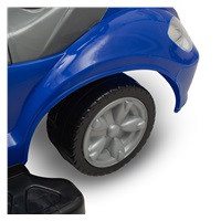 Bébitaxi tolókarral 3az1-ben Baby Mix Mega Car kék (Sérült csomagolás)