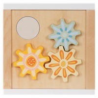 Fa multifunkcionális kocka Safari Montessori Baby Mix