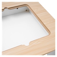 Gyerekasztal és szék Baby Mix Leaf Natural