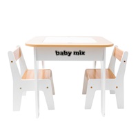 Gyerekasztal és szék Baby Mix Leaf Natural
