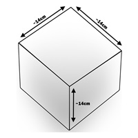 Habkockák - 45 darabos nagy habkocka Pyramida blue white grey