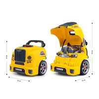 Realisztikus modell az autó elejének nyitható motorháztetőjével, Milly Mally N-GINE yellow