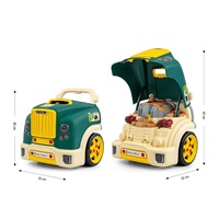 Realisztikus modell az autó elejének nyitható motorháztetőjével, Milly Mally N-GINE green