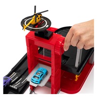 Gyermek garázs helikopterrel Baby Mix (Sérült csomagolás)