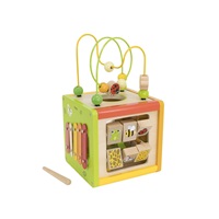 5 az 1-ben oktató kocka labirintussal és xilofonnal Viga