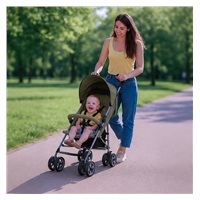 Golf babakocsi Olive Baby Mix zöld