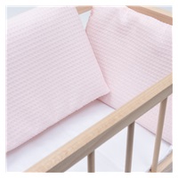 Fa babaágy-bölcső ágyneművel Baby Mix