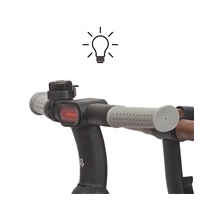 Luxus gyerek tricikli világítással Milly Mally Twinkle grey(KICSOMAGOLVA)